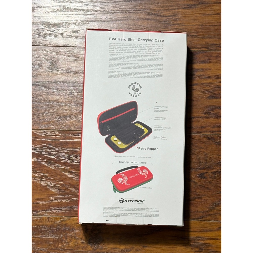 Hyperkin Sriracha Nintendo Switch EVA Hard Shell Case Limited Edition Huy Fong - Picture 2 of 5